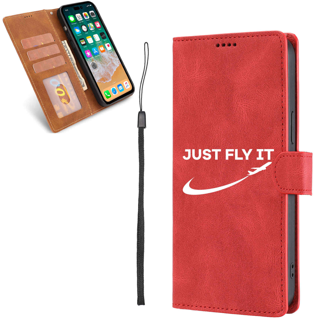 Just Fly It 2 Designed Leather Samsung S & Note Cases