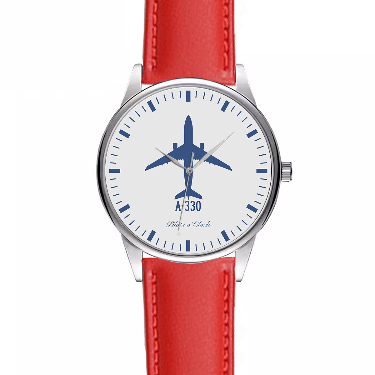 Airbus A330 Designed Fashion Leather Strap Watches