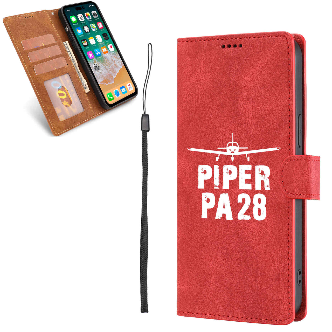 Piper PA28 & Plane Designed Leather Samsung S & Note Cases