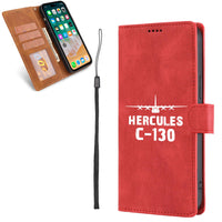 Thumbnail for Hercules C-130 & Plane Designed Leather Samsung S & Note Cases