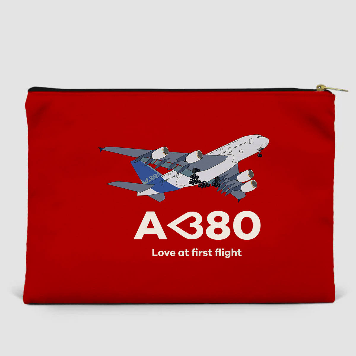 Airbus A380 Love at first flight Designed Zipper Pouch