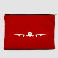 Thumbnail for Airbus A380 Silhouette Designed Zipper Pouch