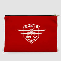 Thumbnail for Born To Fly Designed Designed Zipper Pouch