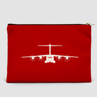 Thumbnail for Airbus A400M Silhouette Designed Zipper Pouch