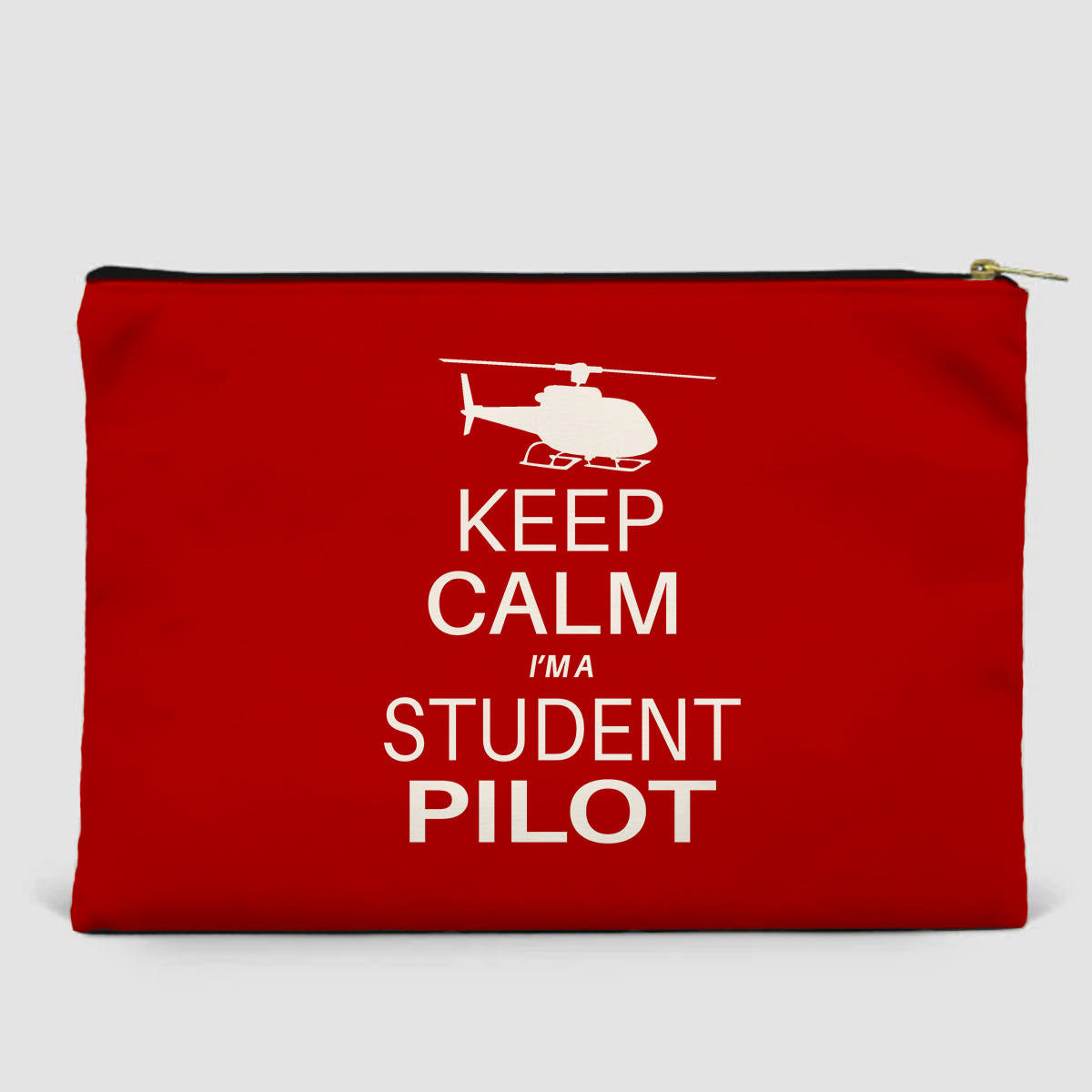 Student Pilot (Helicopter) Designed Zipper Pouch