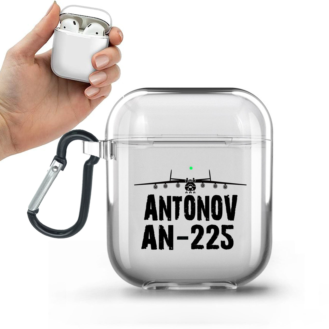 Antonov AN-225 & Plane Designed Transparent Earphone AirPods Cases