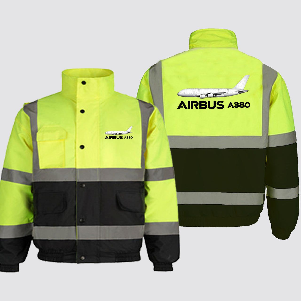 The Airbus A380 Designed Reflective Winter Jackets