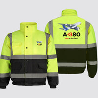 Thumbnail for Airbus A380 Love at first flight Designed Reflective Winter Jackets