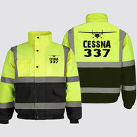 Thumbnail for Cessna 337 & Plane Designed Reflective Winter Jackets