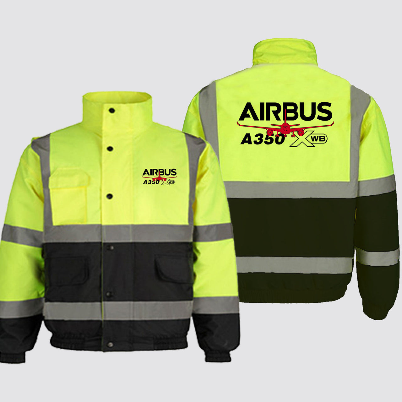 Amazing Airbus A350 XWB Designed Reflective Winter Jackets