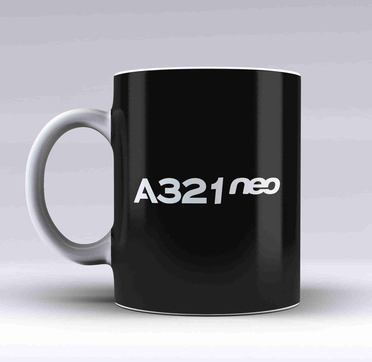 A321neo & Text Designed Mugs