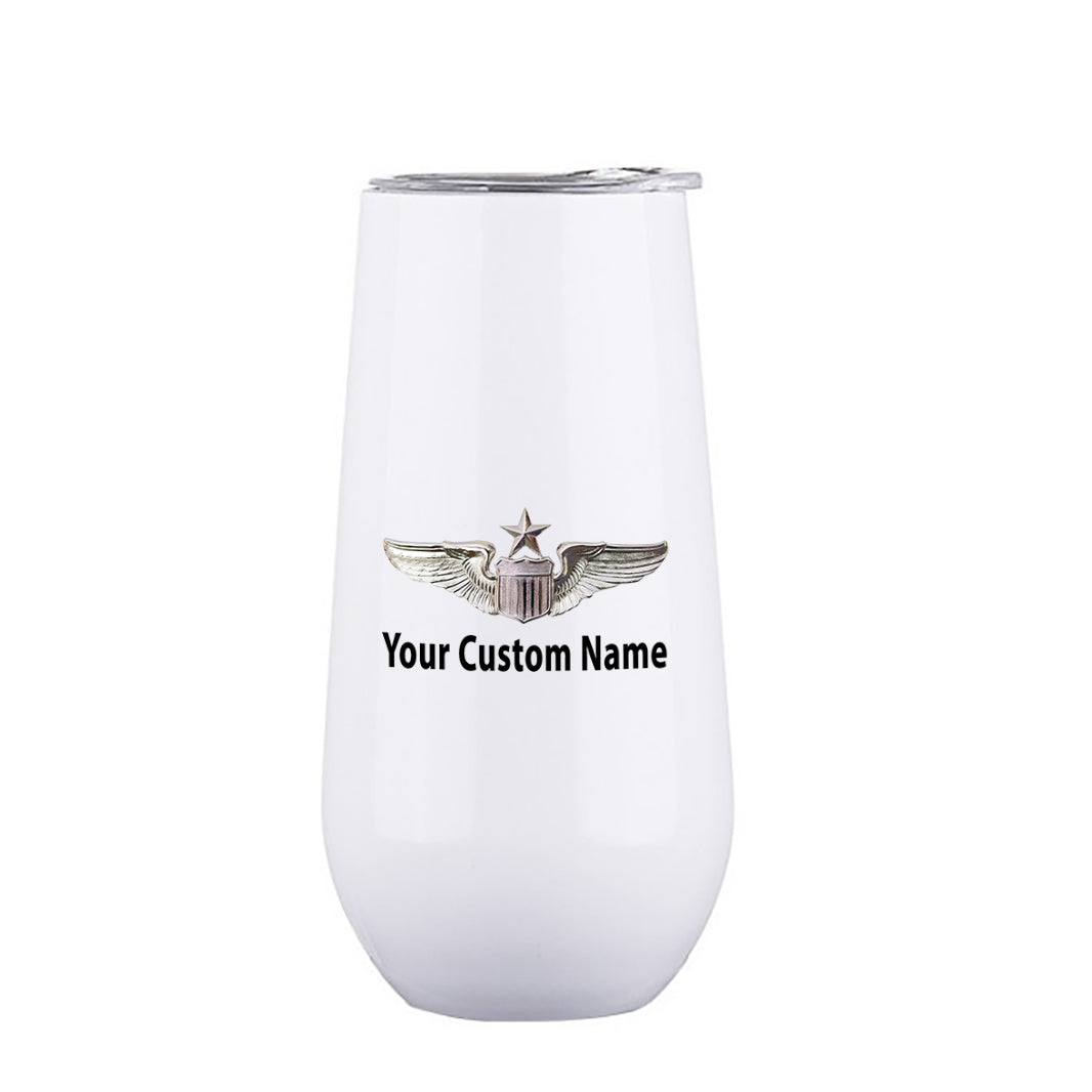 Custom Name (US Air Force & Star) Designed 6oz Egg Cups