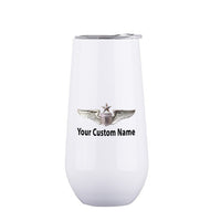 Thumbnail for Custom Name (US Air Force & Star) Designed 6oz Egg Cups