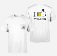 Thumbnail for I Like Aviation Designed Pocket T-Shirts