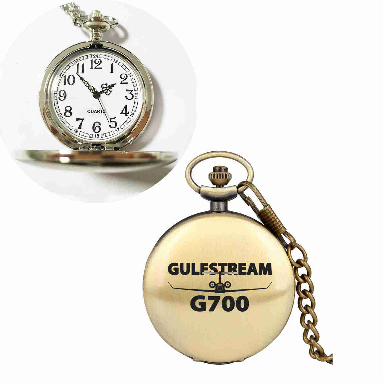 Amazing Gulfstream G700 Designed Pocket Watches