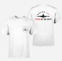 Thumbnail for Boeing 747 Queen of the Skies Designed Pocket T-Shirts