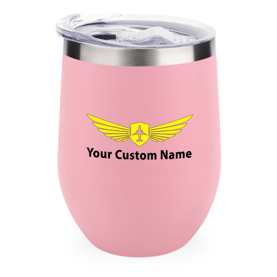 Custom Name (Badge 2) Designed 12oz Egg Cups