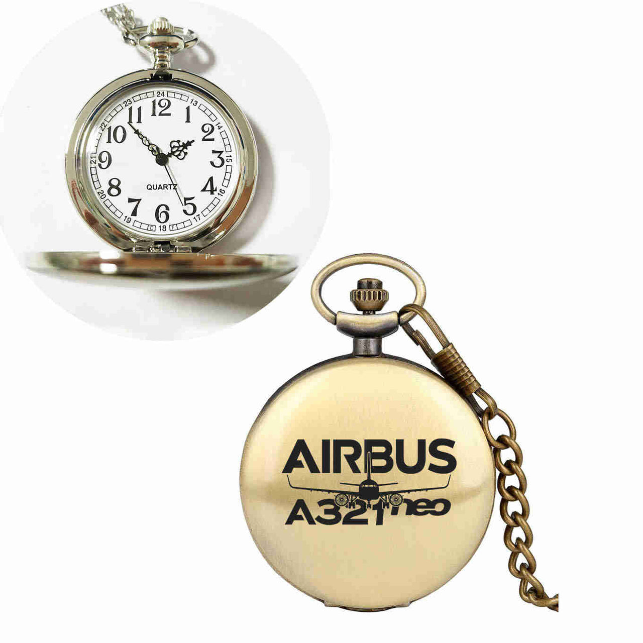 Amazing Airbus A321neo Designed Pocket Watches