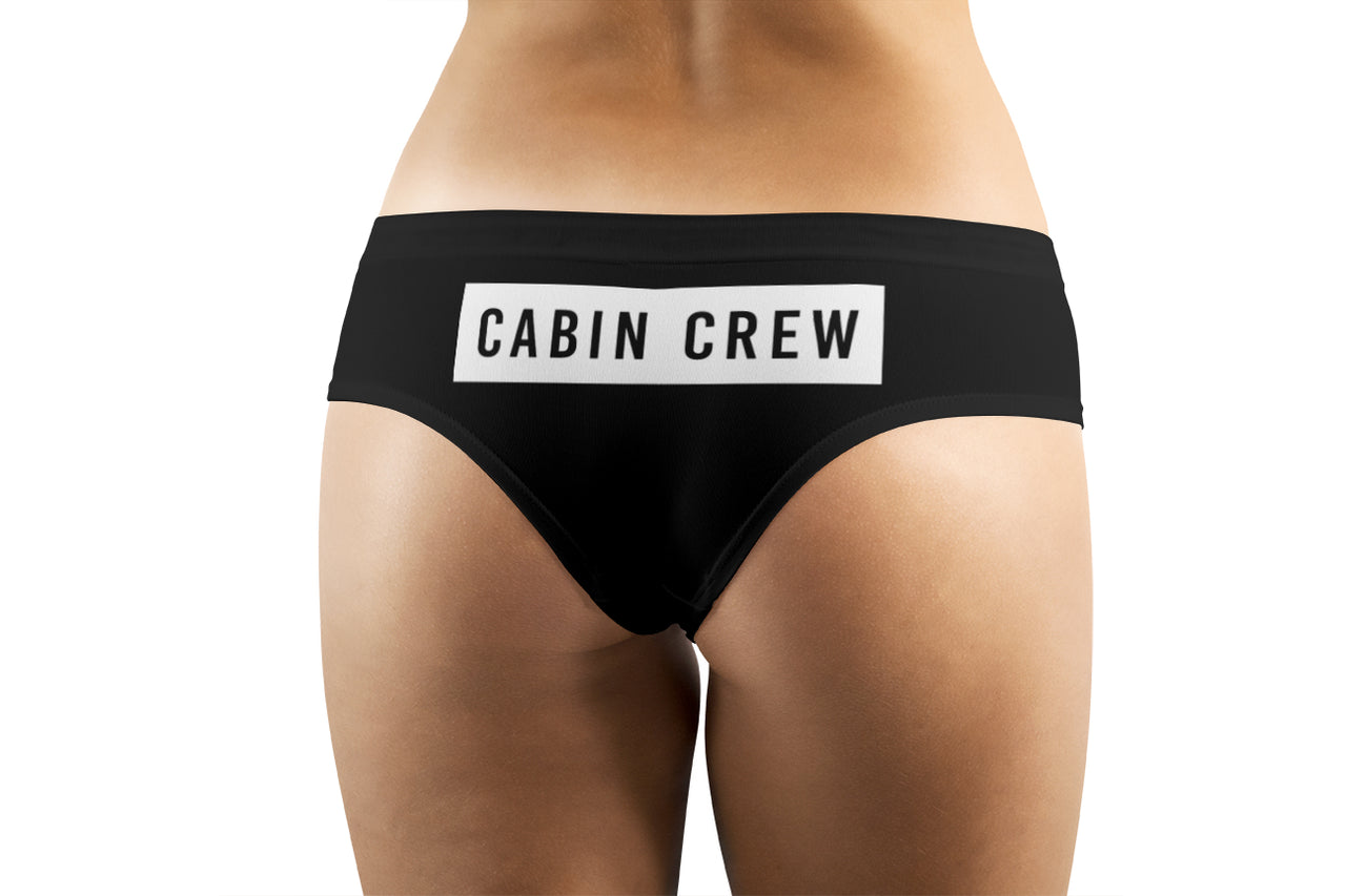 Cabin Crew Text  Designed Women Panties & Shorts