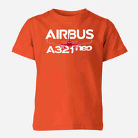 Thumbnail for Amazing Airbus A321neo Designed Children T-Shirts