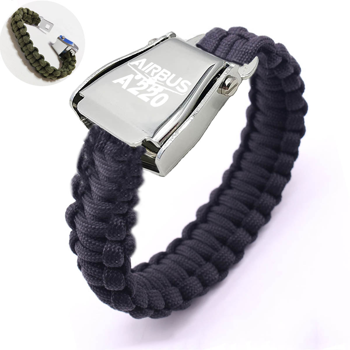 Amazing Airbus A220 Design Airplane Seat Belt Bracelet