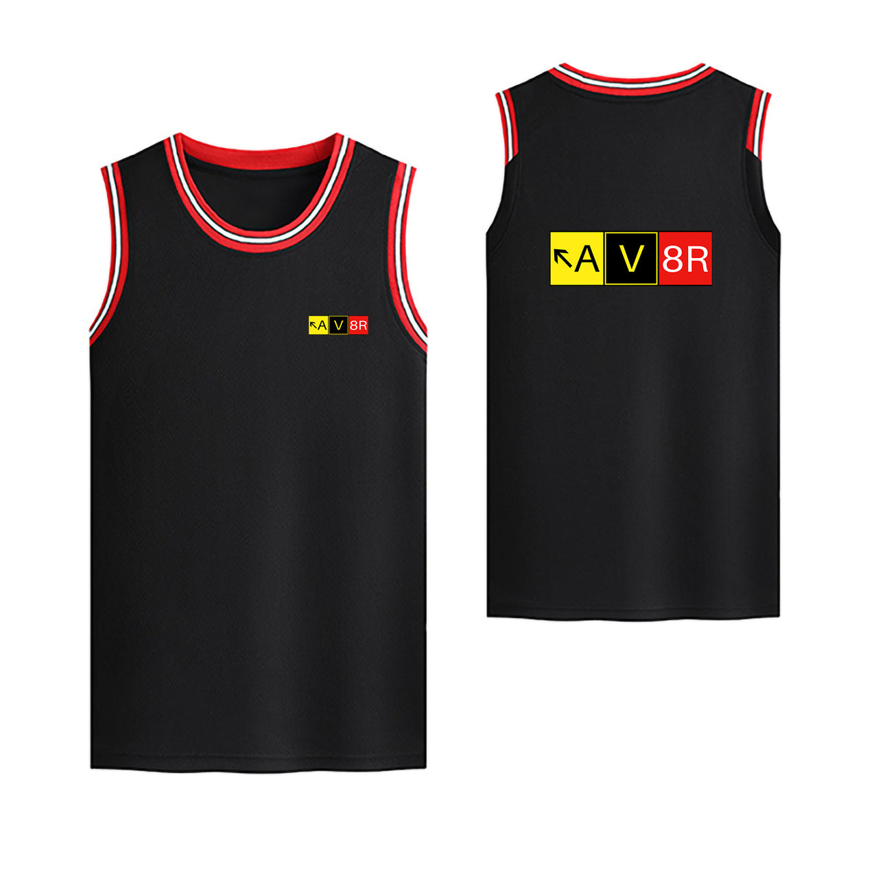 AV8R Designed Basketball Style Sports Tank Tops