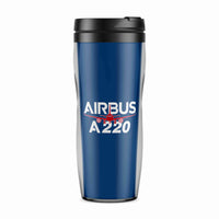 Thumbnail for Amazing Airbus A220 Designed Plastic Travel Mugs