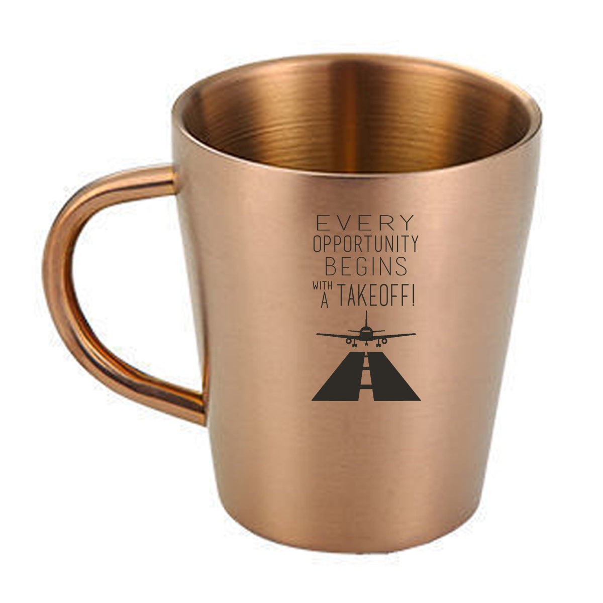 Every Opportunity Designed Stainless Steel Coffee Mugs