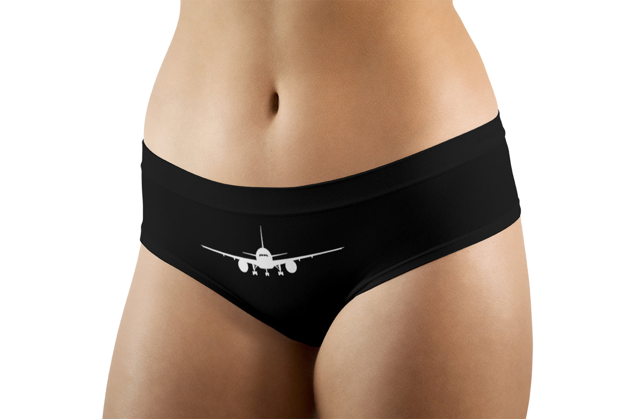 Boeing 777 Silhouette Designed Women Panties & Shorts