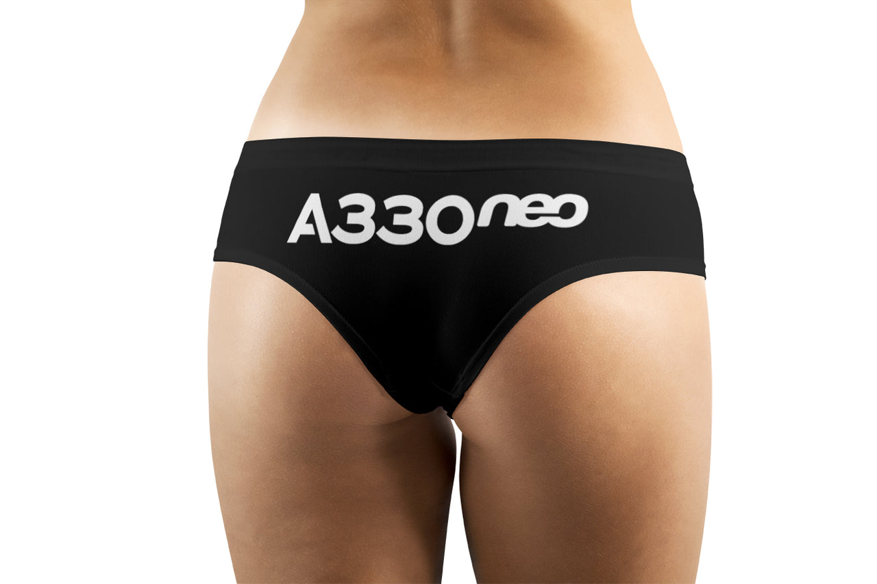 A330neo & Text  Designed Women Panties & Shorts