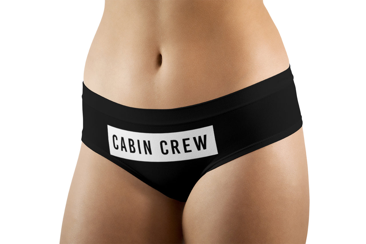 Cabin Crew Text  Designed Women Panties & Shorts