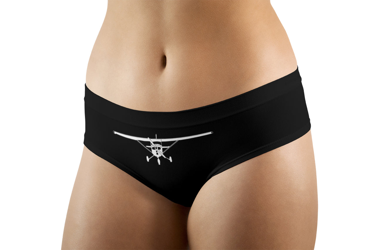 Cessna 172 Silhouette Designed Women Panties & Shorts