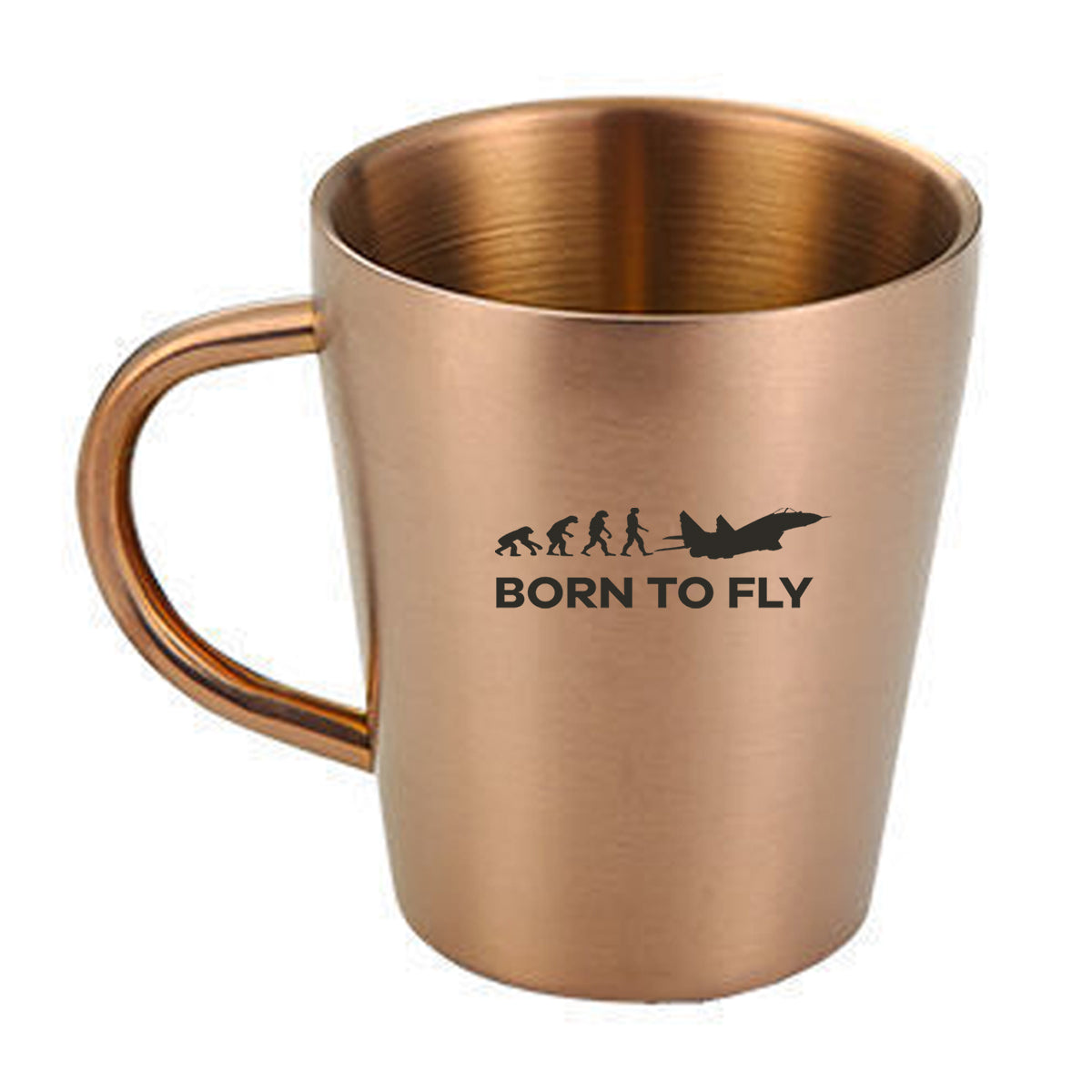 Born To Fly Military Designed Stainless Steel Coffee Mugs