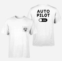 Thumbnail for Auto Pilot ON Designed Pocket T-Shirts