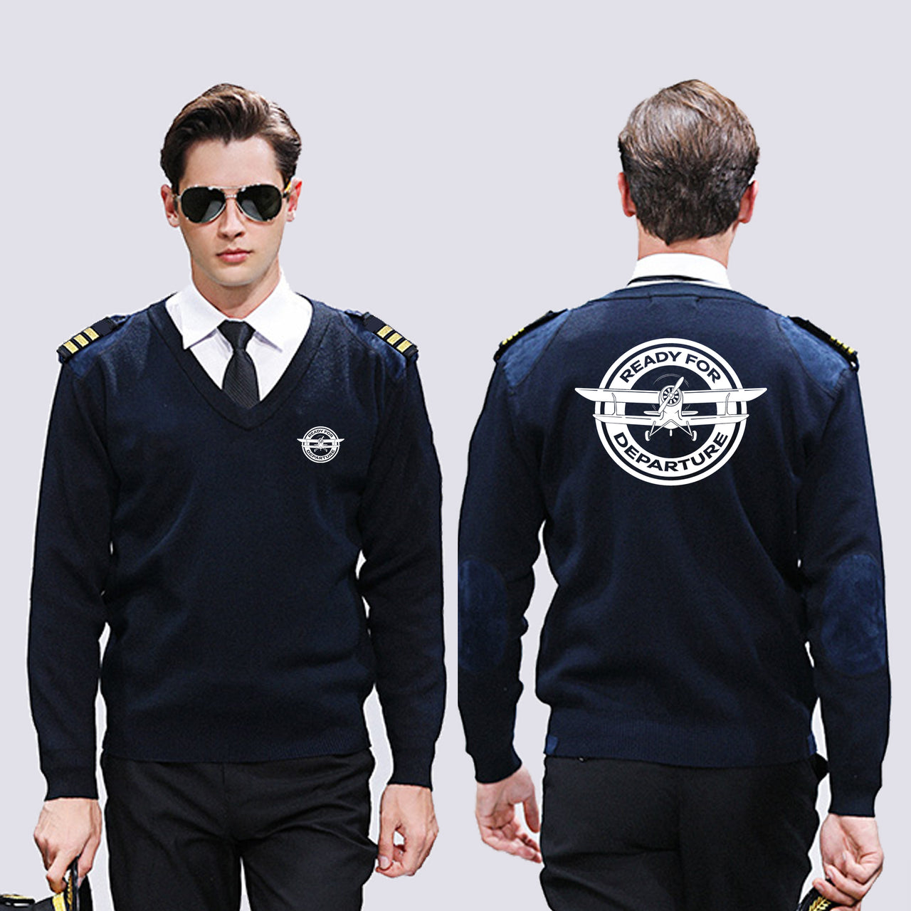 Ready for Departure Designed Wool Pilot Sweaters