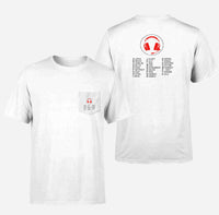 Thumbnail for Aviation Alphabet 3 Designed Pocket T-Shirts