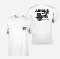 Thumbnail for Airbus A380 & Trent 900 Engine Designed Pocket T-Shirts