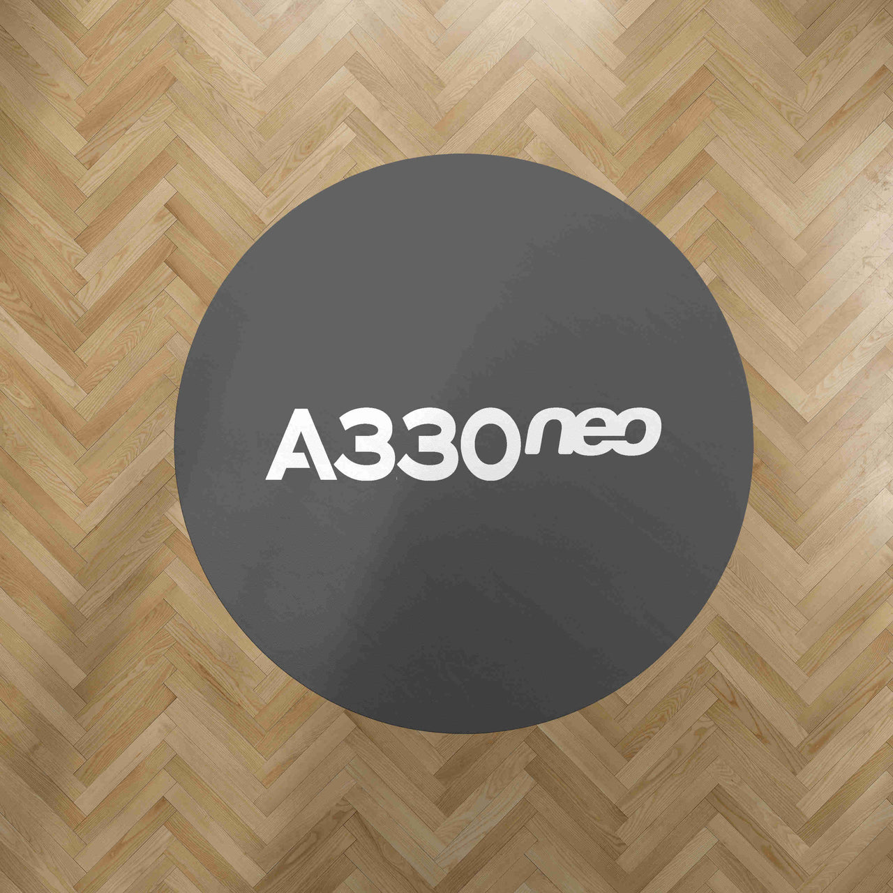 A330neo & Text Designed Carpet & Floor Mats (Round)