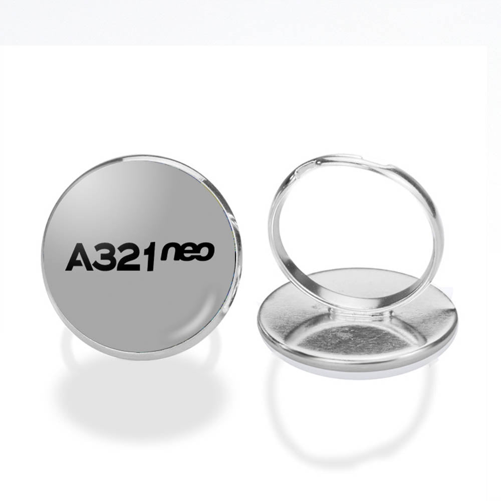 A321neo & Text Designed Rings