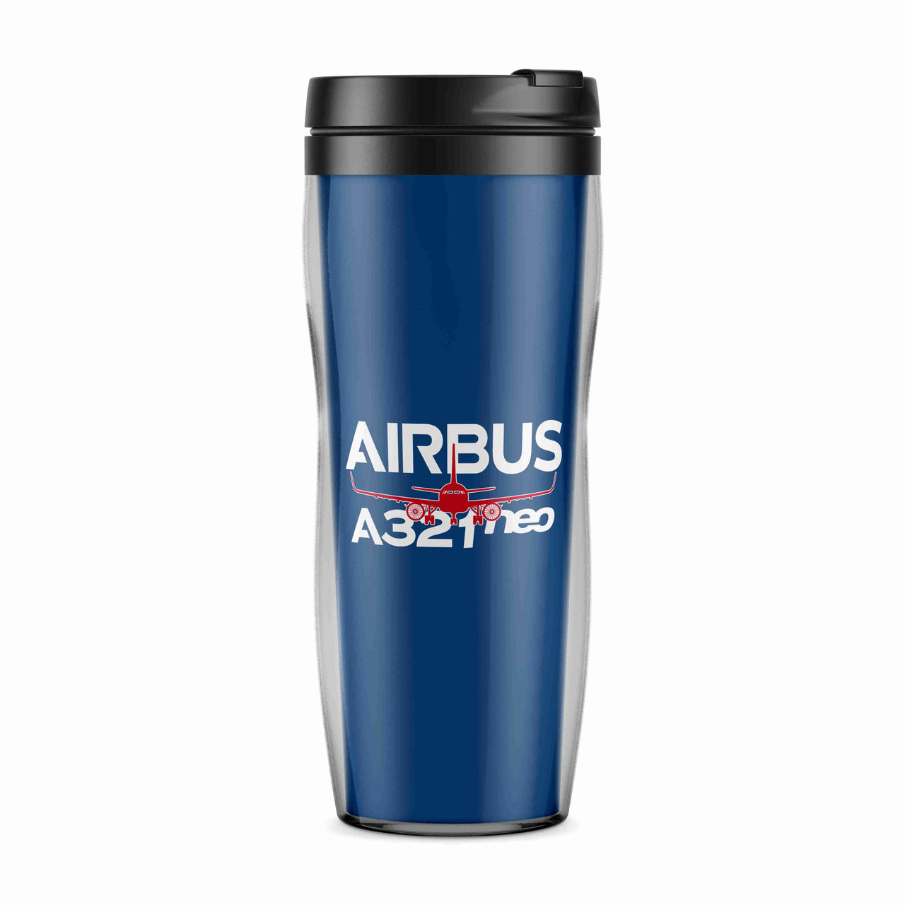 Amazing Airbus A321neo Designed Plastic Travel Mugs