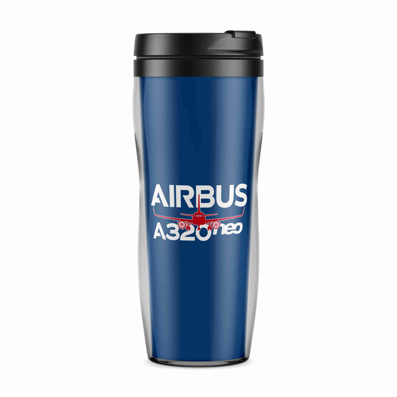 Amazing Airbus A320neo Designed Plastic Travel Mugs