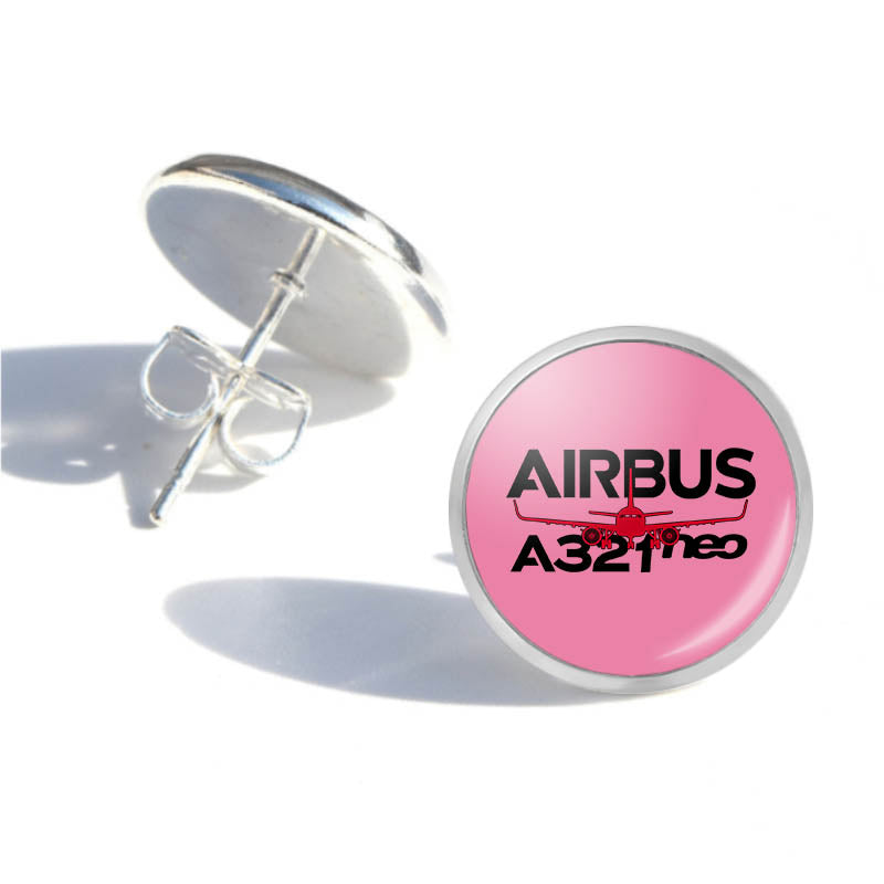 Amazing Airbus A321neo Designed Stud Earrings