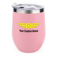 Thumbnail for Custom Name (Badge 6) Designed 12oz Egg Cups