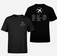 Thumbnail for Aviation Alphabet 2 Double-Side T-Shirts