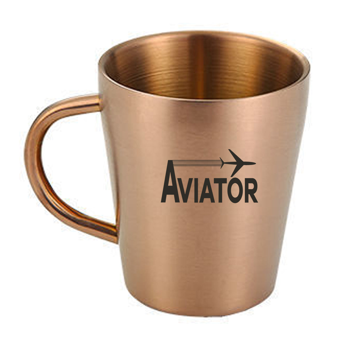 Aviator Designed Stainless Steel Coffee Mugs