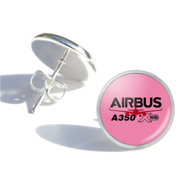 Amazing Airbus A350 XWB Designed Stud Earrings