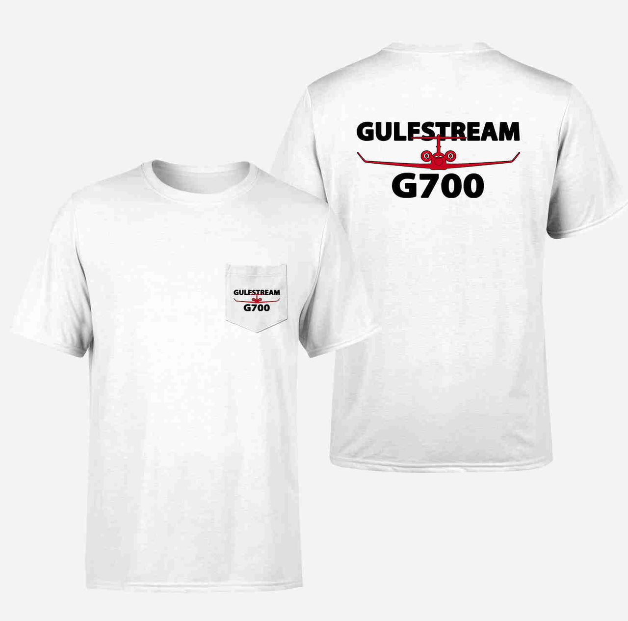 Amazing Gulfstream G700 Designed Pocket T-Shirts