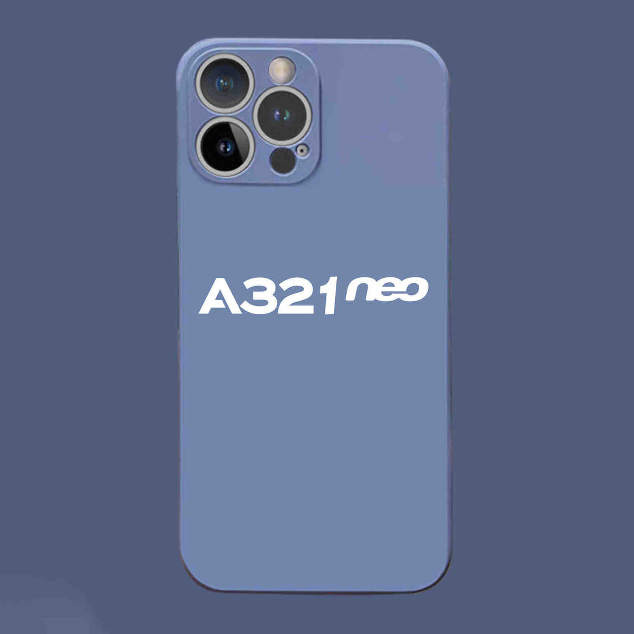 A321neo & Text Designed Soft Silicone iPhone Cases