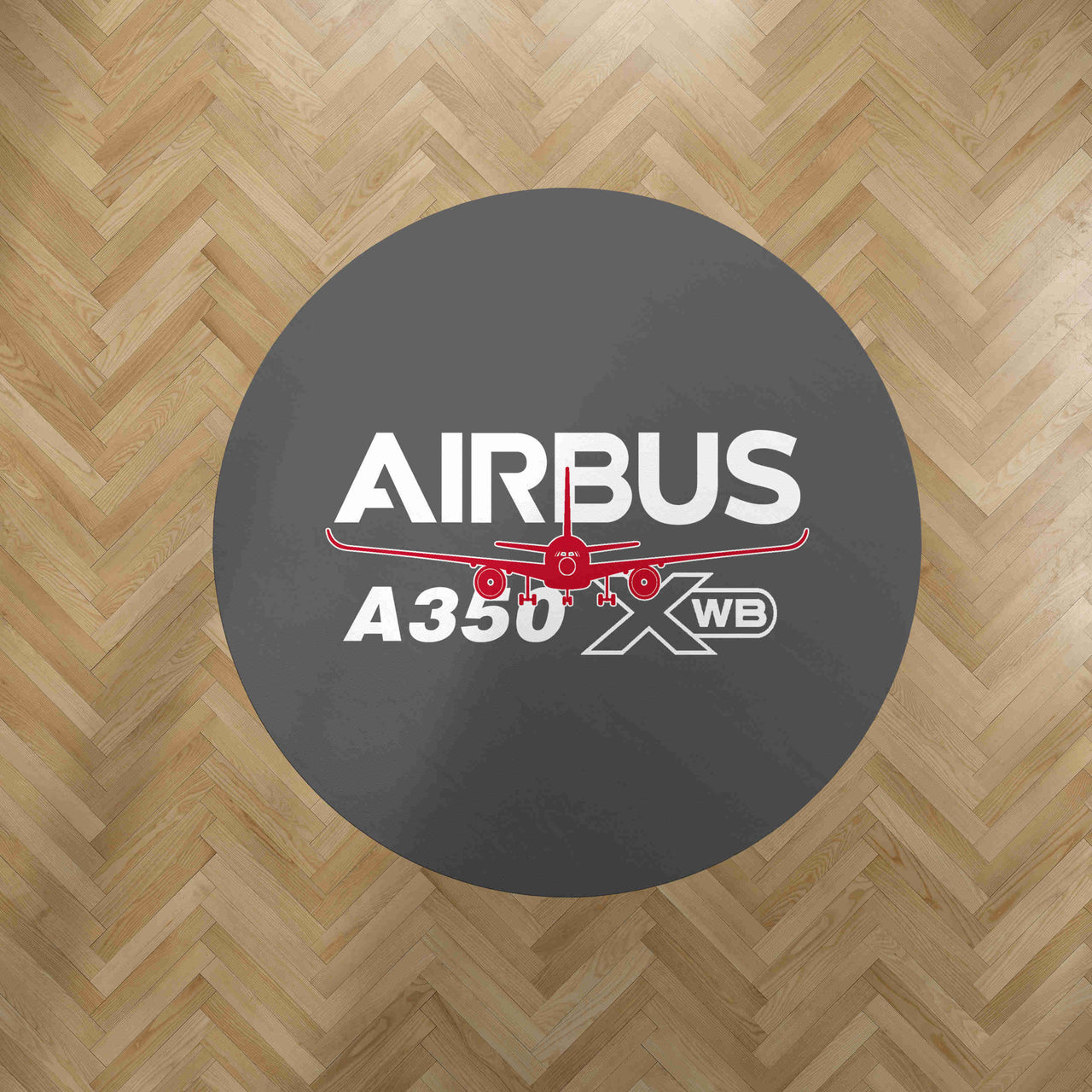 Amazing Airbus A350 XWB Designed Carpet & Floor Mats (Round)