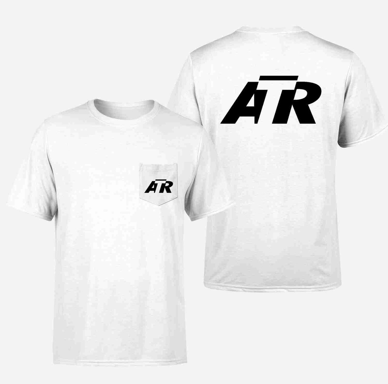 ATR & Text Designed Pocket T-Shirts